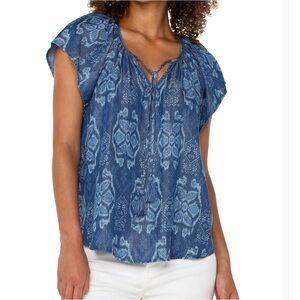 Liverpool New Women's Top sz XL in Tribal print